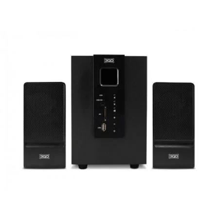 3Go Y650 Altavoces 2.1 con Bluetooth, USB y Radio FM, Negro